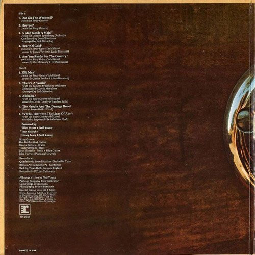 Neil Young : Harvest (LP, Album, RP)