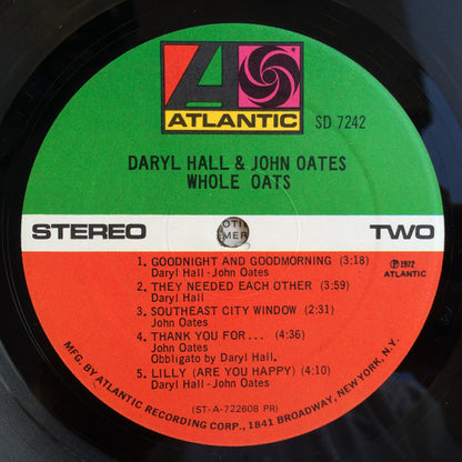 Daryl Hall & John Oates : Whole Oats (LP, Album, PR )