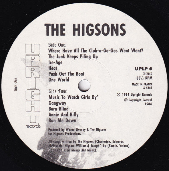 The Higsons : The Curse Of The Higsons (LP, Album)