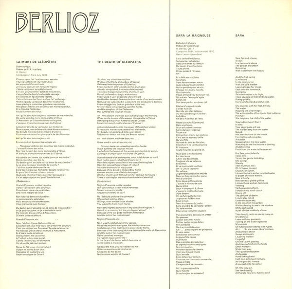 Berlioz* / Anne Pashley, St. Anthony Singers, English Chamber Orchestra, Colin Davis* : Berlioz: La Mort De Cléopâtre/Three Choruses (LP, Album)