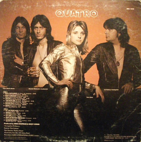 Suzi Quatro : Quatro (LP, Album, Promo, Mon)