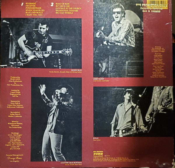 The Beat Farmers : Van Go (LP, Album, Glo)