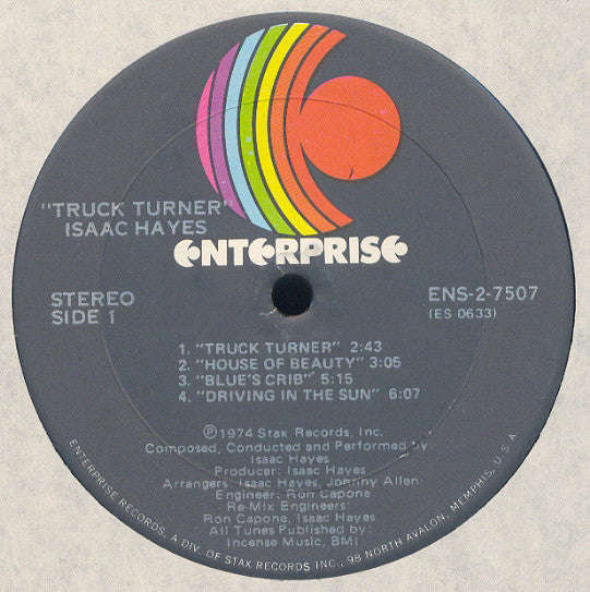 Isaac Hayes : Truck Turner (Original Soundtrack) (2xLP, Album, Son)
