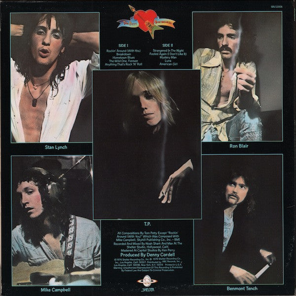 Tom Petty And The Heartbreakers : Tom Petty And The Heartbreakers (LP, Album, RE, Ter)