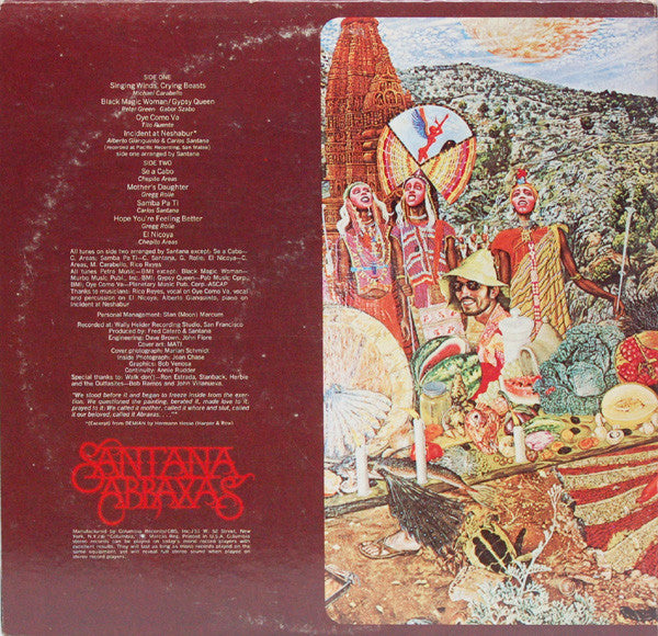 Santana : Abraxas (LP, Album, RE)