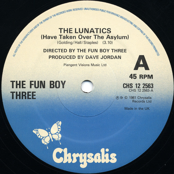 Fun Boy Three : The Lunatics Have Taken Over The Asylum. (12", Single)