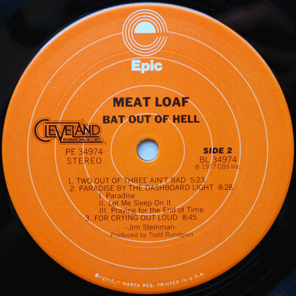 Meat Loaf : Bat Out Of Hell (LP, Album, San)