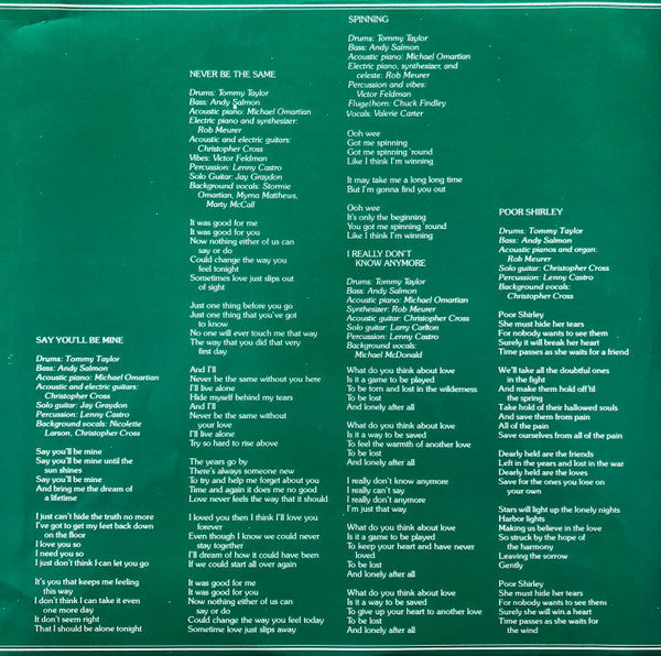 Christopher Cross : Christopher Cross (LP, Album, Club)