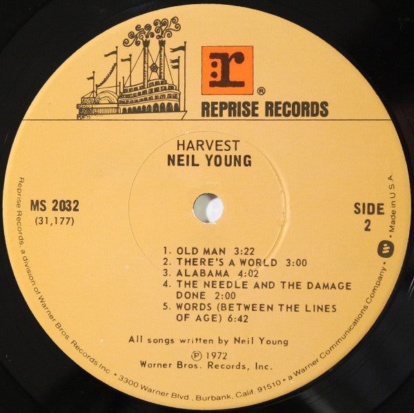 Neil Young : Harvest (LP, Album, RE, Gat)