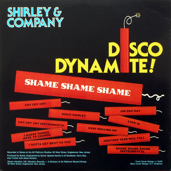 Shirley And Company* : Shame Shame Shame (LP)