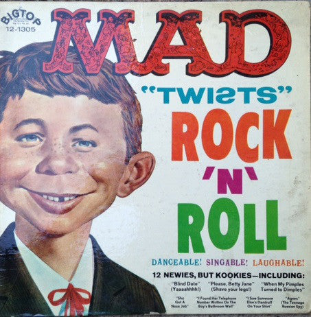 Mike Russo (4) - Jeanne Hayes - The Dellwoods : Mad "Twists" Rock 'N' Roll (LP, Album, Mono)