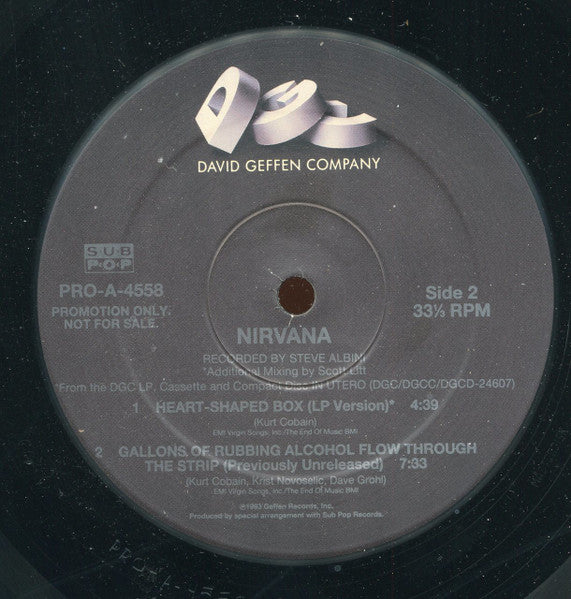 Nirvana : Heart-Shaped Box (12", Promo)
