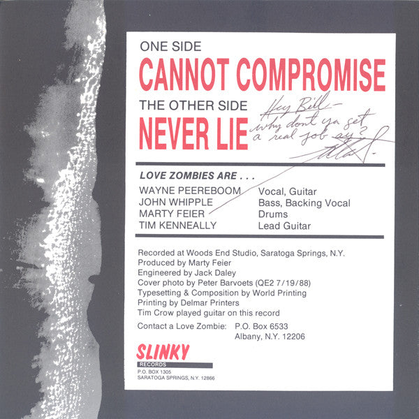 Love Zombies : Cannot Compromise (7")
