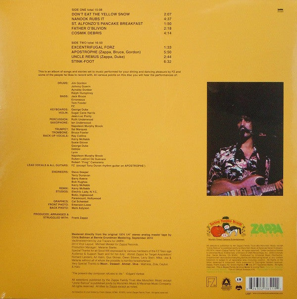 Frank Zappa : Apostrophe (') (LP, Album, RE, 180)
