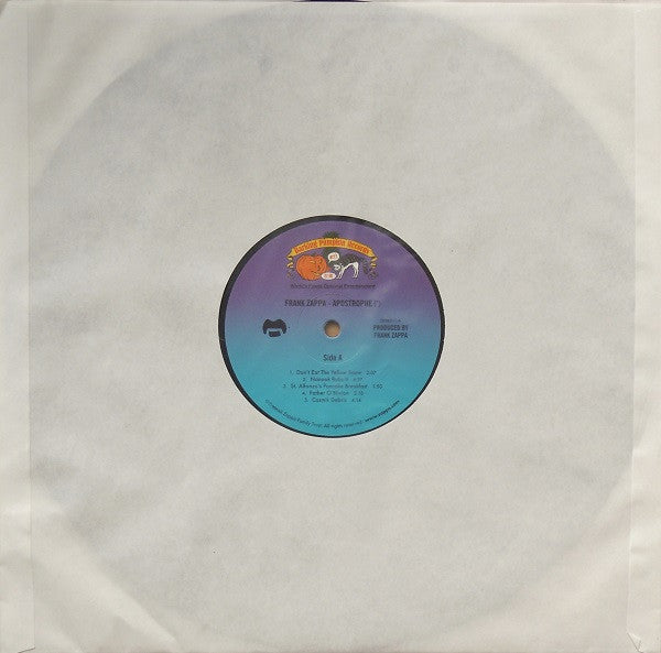 Frank Zappa : Apostrophe (') (LP, Album, RE, 180)