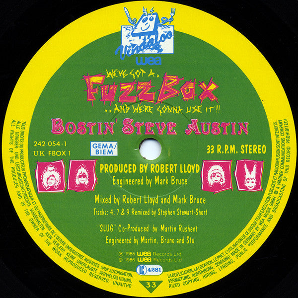 We've Got A Fuzzbox And We're Gonna Use It : Bostin' Steve Austin (LP, Album)