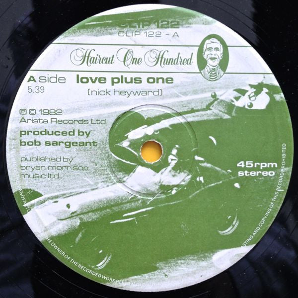 Haircut One Hundred : Love Plus One (12", Single)