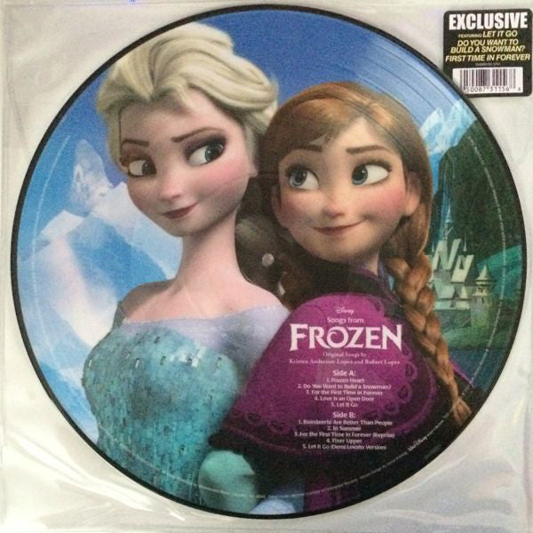 Kristen Anderson-Lopez And Robert Lopez : Songs From Frozen (LP, Album, Ltd, Pic)