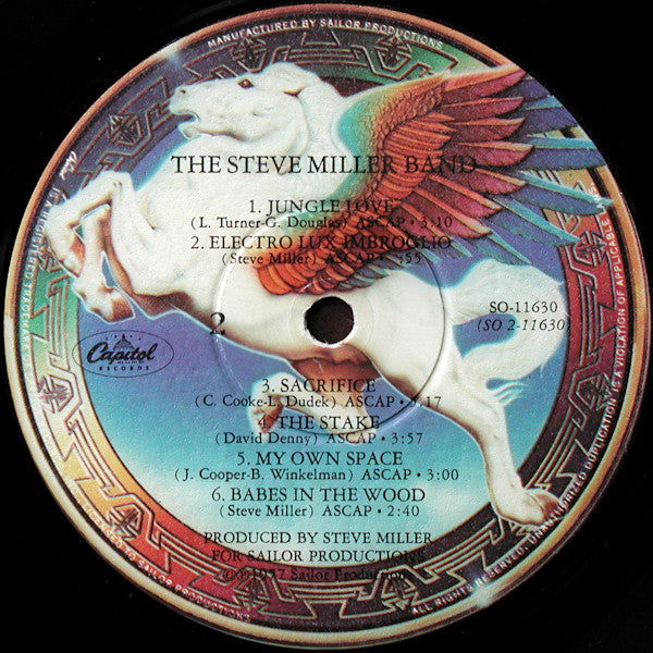 The Steve Miller Band* : Book Of Dreams (LP, Album, Win)