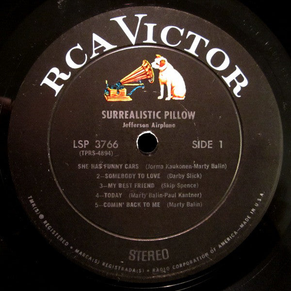 Jefferson Airplane : Surrealistic Pillow (LP, Album, Roc)