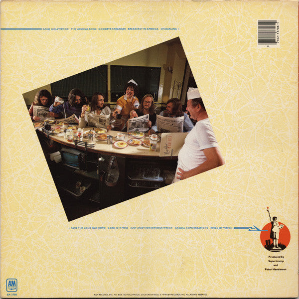 Supertramp : Breakfast In America (LP, Album, Mon)