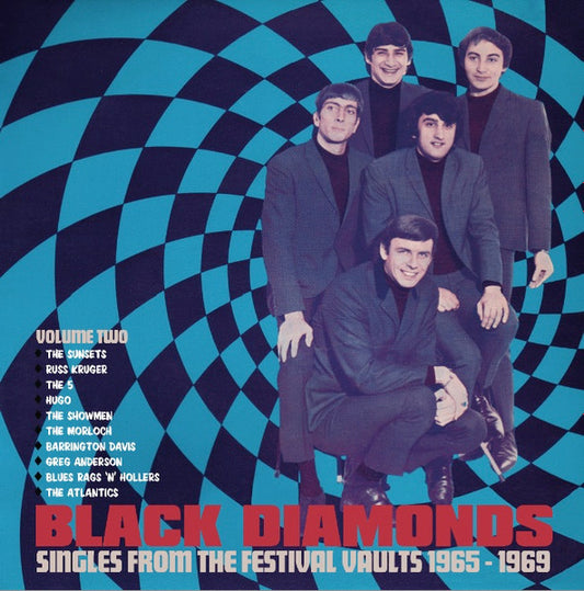 Various : Black Diamonds : Singles From The Festival Vault 1965-1969 Volume Two (10x7", Mono, RE, Rep + Box, Comp, Ltd, Num)