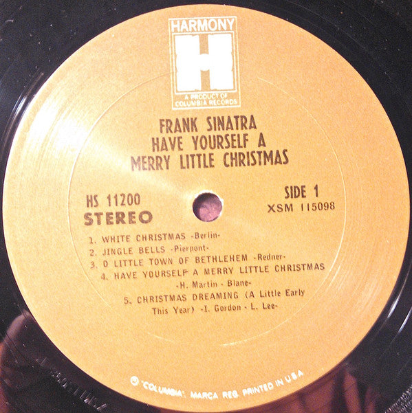 Frank Sinatra : Have Yourself A Merry Little Christmas (LP, Comp, RE, Pit)