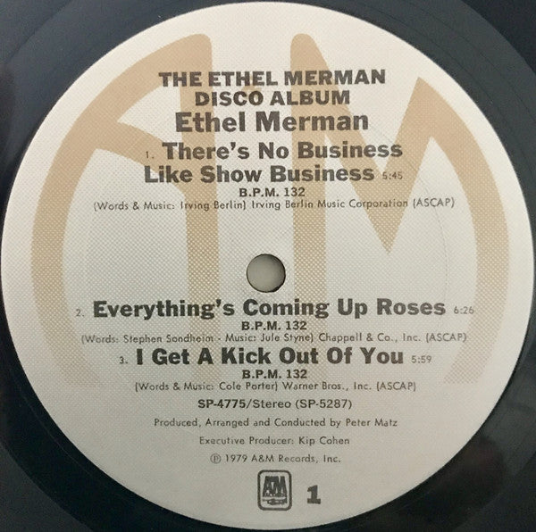 Ethel Merman : The Ethel Merman Disco Album (LP, Album, Ter)