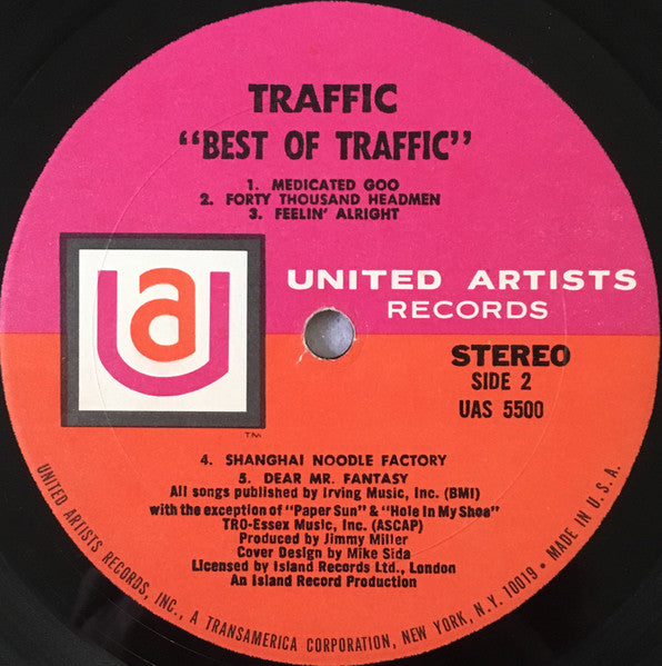 Traffic : Best Of Traffic (LP, Comp)