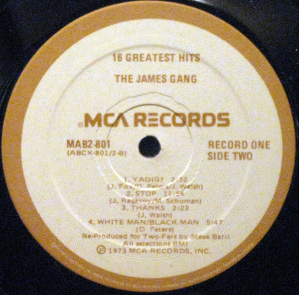 James Gang : 16 Greatest Hits (2xLP, Comp, RE)