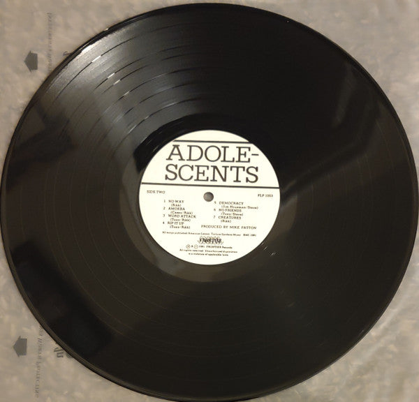 Adolescents : Adolescents (LP, Album, RE)