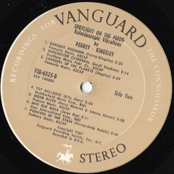 Perrey & Kingsley : Spotlight On The Moog (Kaleidoscopic Vibrations) (LP, Album, RE)