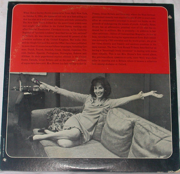 Helen Gurley Brown : At Town Hall (2xLP, Album, Gat)