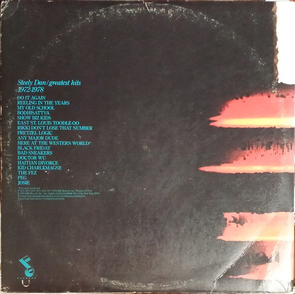 Steely Dan : Greatest Hits (2xLP, Comp, Kee)