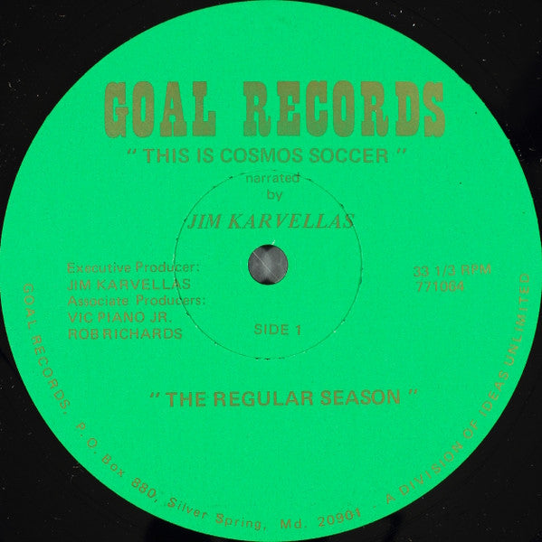 Jim Karvellas : This Is Cosmos Soccer (LP, Album)
