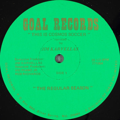 Jim Karvellas : This Is Cosmos Soccer (LP, Album)