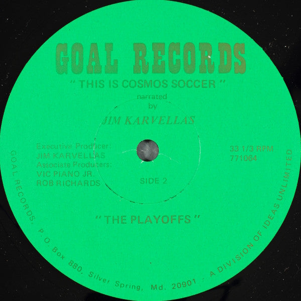Jim Karvellas : This Is Cosmos Soccer (LP, Album)