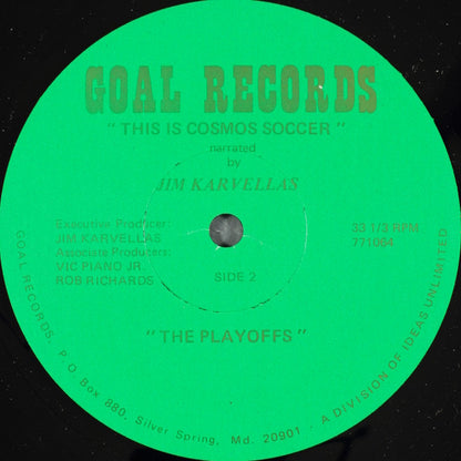 Jim Karvellas : This Is Cosmos Soccer (LP, Album)