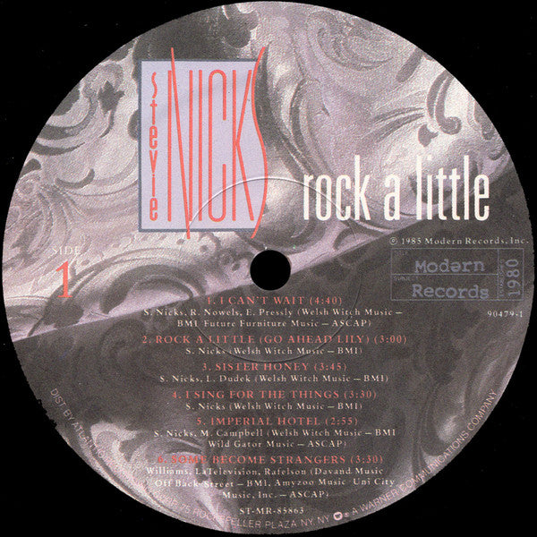 Stevie Nicks : Rock A Little (LP, Album, Spe)