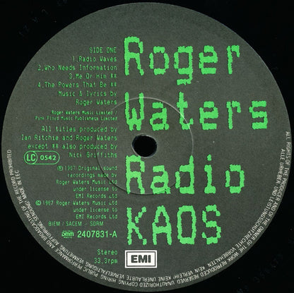 Roger Waters : Radio K.A.O.S. (LP, Album)