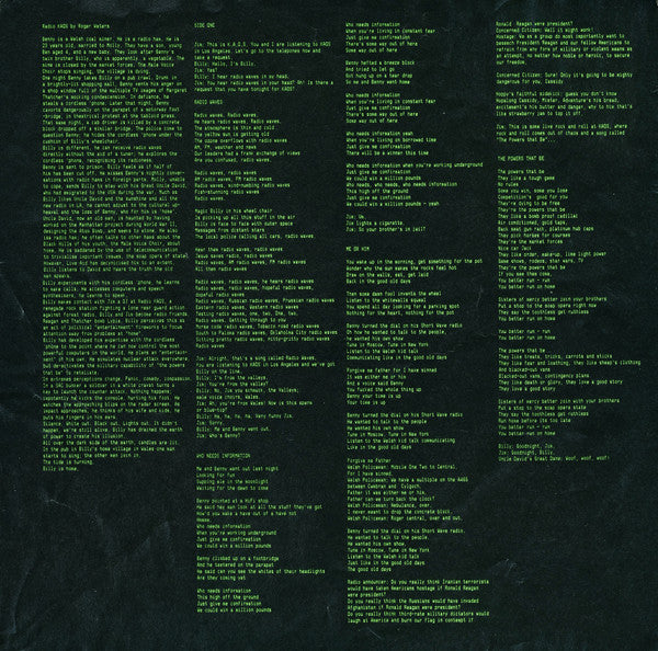 Roger Waters : Radio K.A.O.S. (LP, Album)