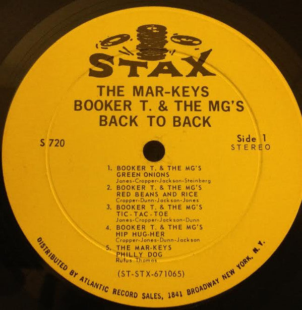 The Mar-Keys / Booker T. And The MG's* : Back To Back (LP, Album)