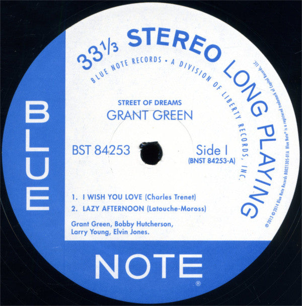 Grant Green : Street Of Dreams (LP, Album, RE)