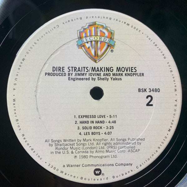 Dire Straits : Making Movies (LP, Album, Club, Pit)