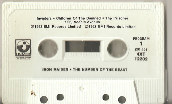 Iron Maiden : The Number Of The Beast (Cass, Album)