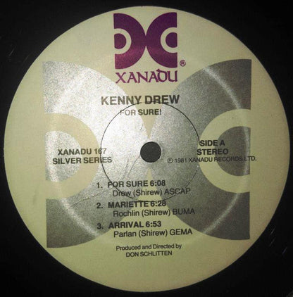 Kenny Drew, Sam Noto, Charles McPherson, Leroy Vinnegar, Frank Butler : For Sure! (LP, Album)
