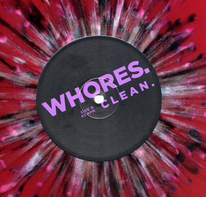Whores. : Clean. (12", EP, Ltd, RP,  Tr)