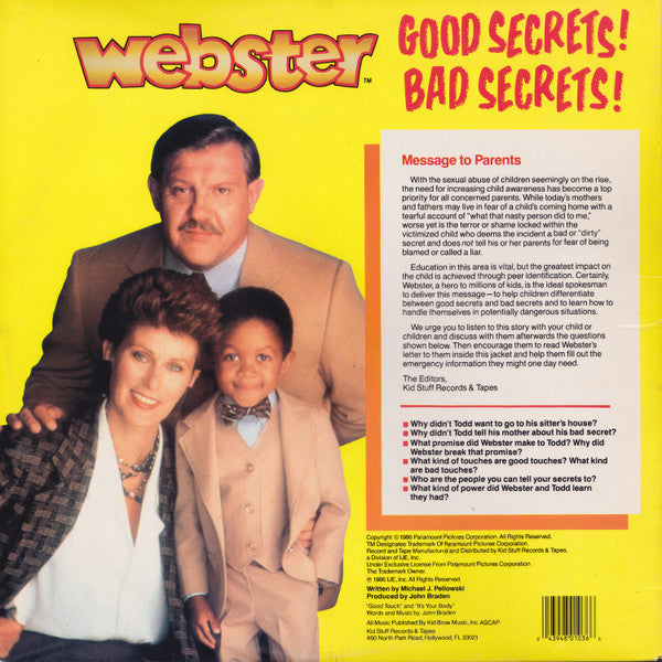 Webster* : Good Secrets! Bad Secrets! (LP)
