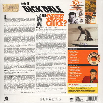 Dick Dale And His Del-Tones* : Surfers' Choice (LP, Album, Ltd, RE, 180)