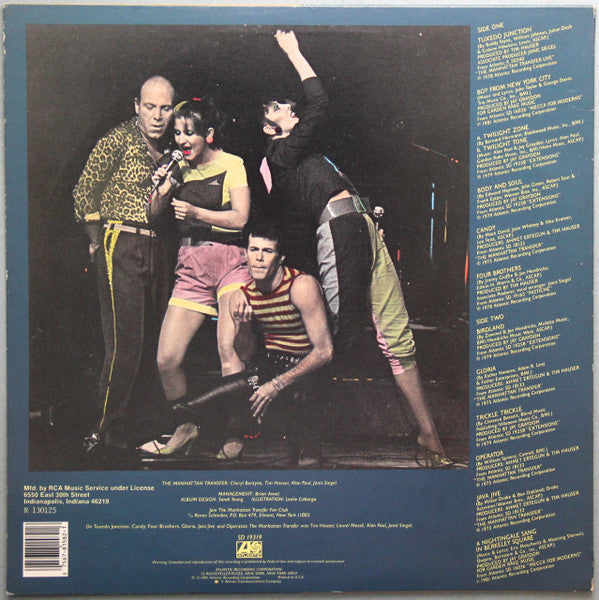 The Manhattan Transfer : The Best Of The Manhattan Transfer (LP, Comp, Club, RCA)